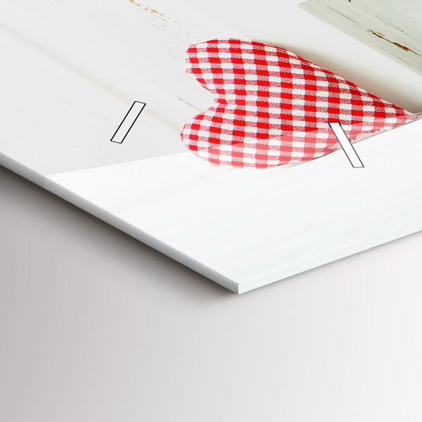 Horizontální hodiny na skle Nápis na domě