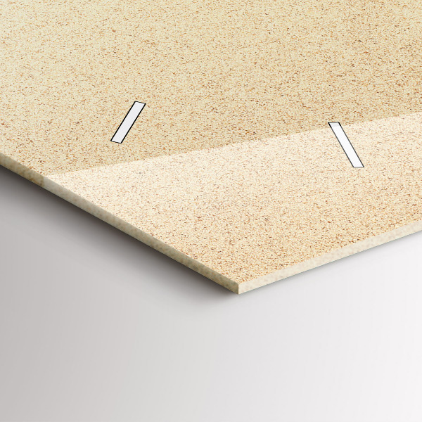 Horizontální skleněné hodiny na stěnu Letní doplňky