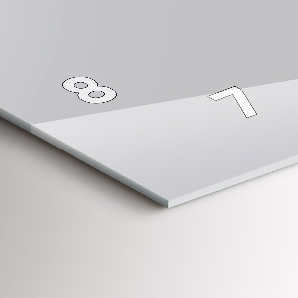 Horizontální skleněné hodiny na stěnu Barva světle šedá