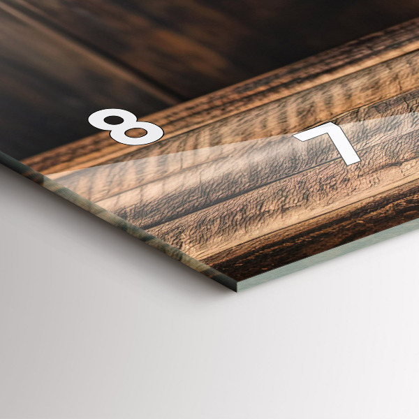 Horizontální skleněné hodiny na stěnu Šálek kávy