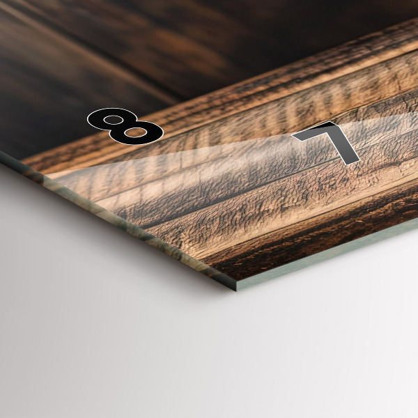 Horizontální skleněné hodiny na stěnu Šálek kávy