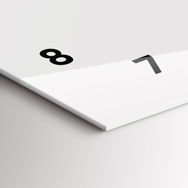 Horizontální skleněné hodiny na stěnu Fáze měsíce a oko