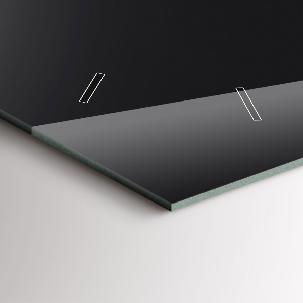 Horizontální skleněné hodiny na stěnu Fáze měsíce a přesýpací hodiny