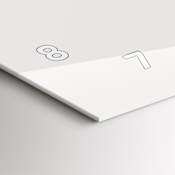 Horizontální skleněné hodiny na stěnu Fáze měsíce