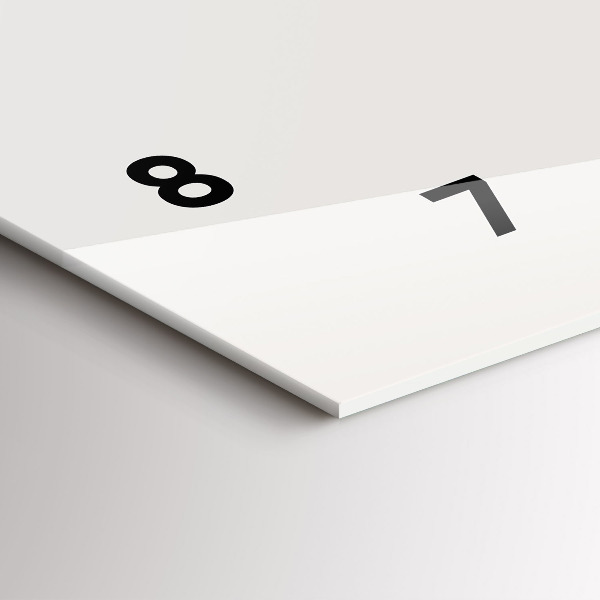 Horizontální skleněné hodiny na stěnu Fáze měsíce