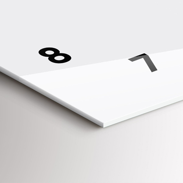 Horizontální hodiny na skle Podvodní život ryb