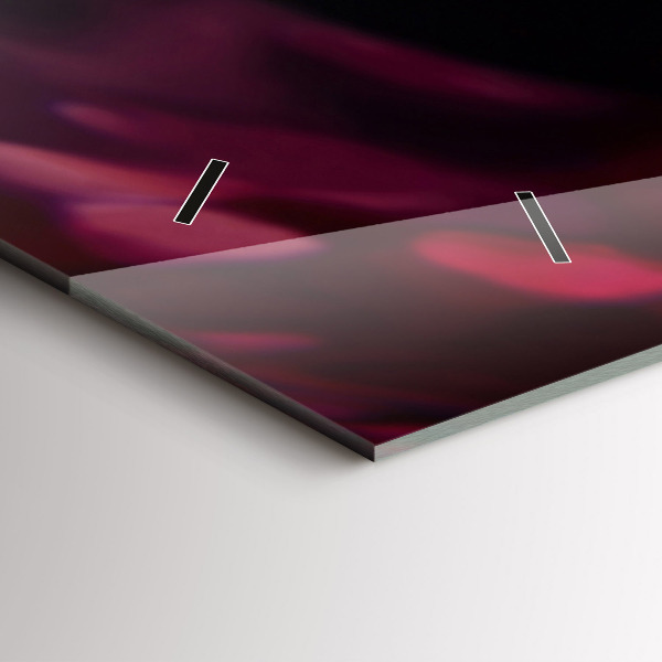 Horizontální hodiny na skle Víno