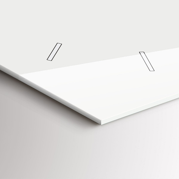 Horizontální hodiny na skle Kresba cyklistického závodu