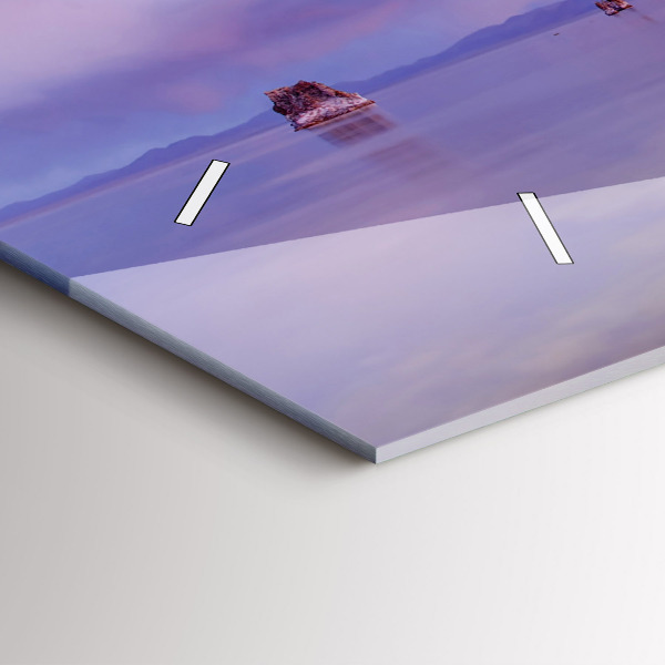 Horizontální hodiny na skle Východ slunce v Kalifornii