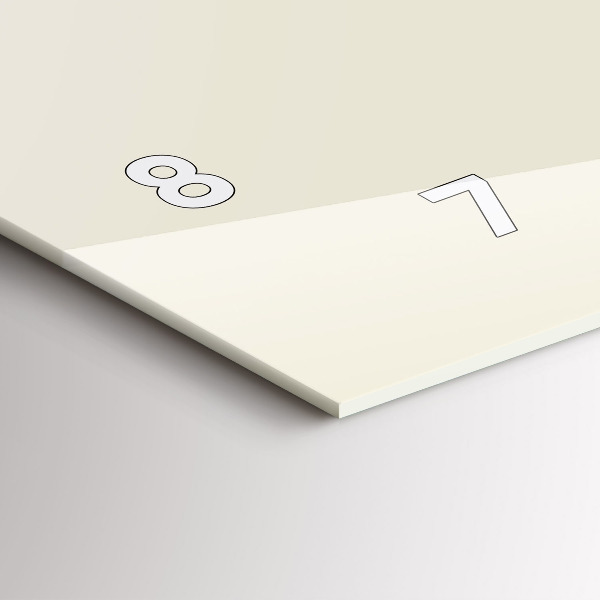 Horizontální hodiny na skle Muž s plnovousem a dýmkou