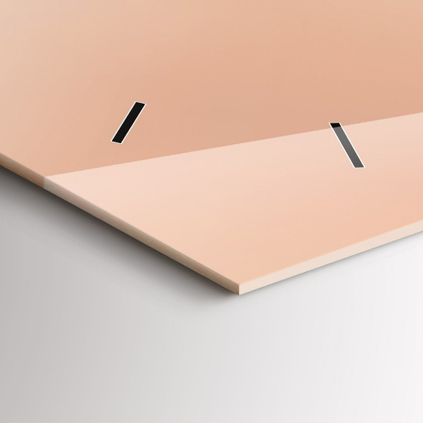 Horizontální hodiny na skle Ilustrace plameňáka