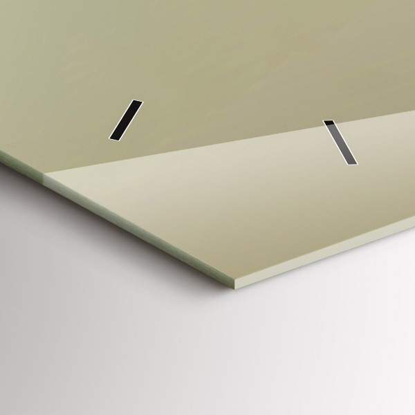 Horizontální hodiny na skle Grafický los