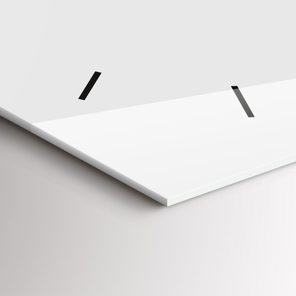 Horizontální hodiny na skle Kresba medvěda