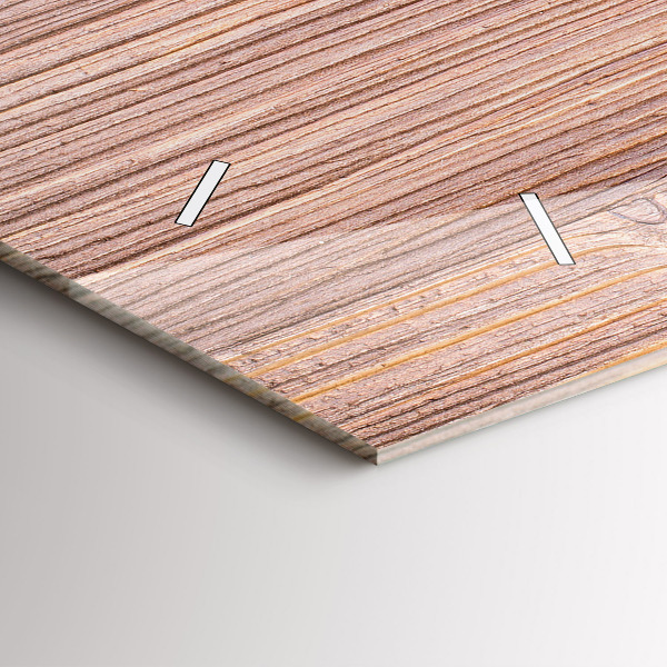 Horizontální hodiny na skle Paprika