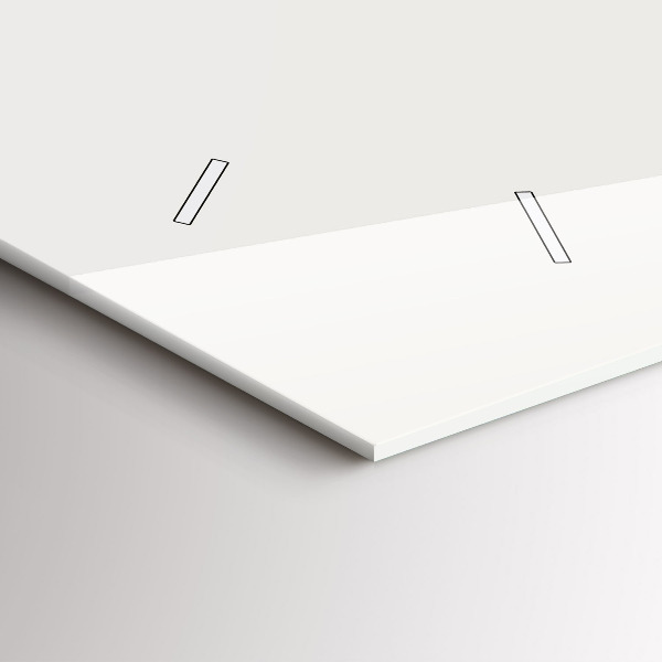 Horizontální hodiny na skle Jazz v New Yorku