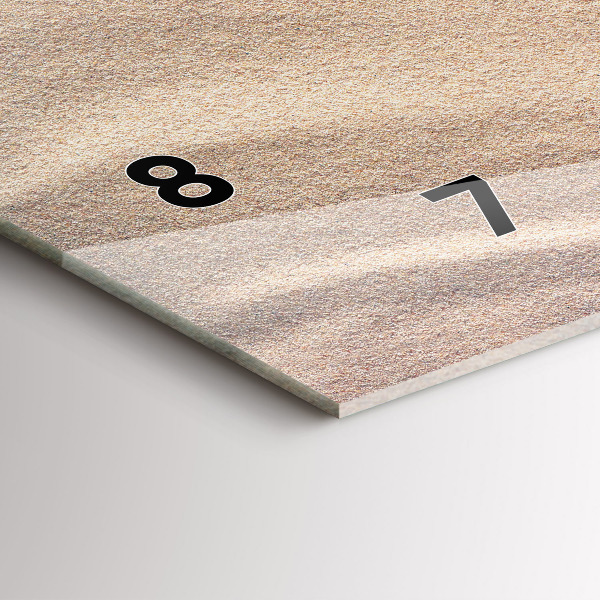 Horizontální skleněné hodiny na stěnu Doplňky na dovolenou