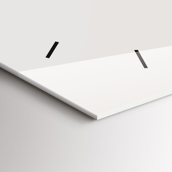 Horizontální skleněné hodiny na stěnu Malovaný portrét tygra