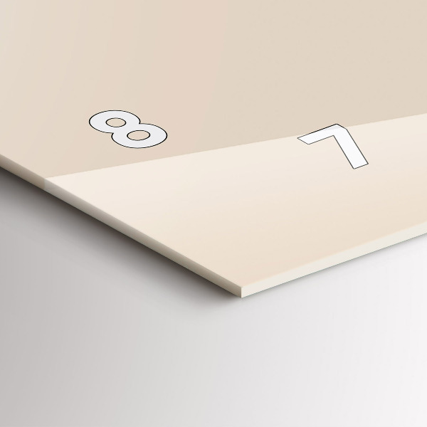 Horizontální skleněné hodiny na stěnu Muž s dýmkou