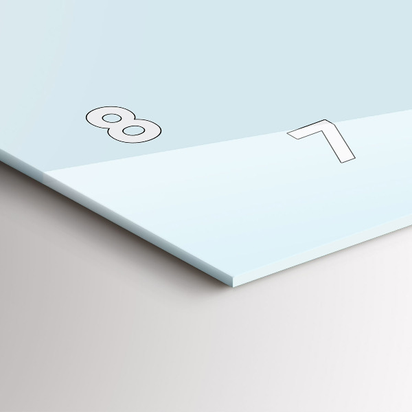 Horizontální skleněné hodiny na stěnu Psí štěně