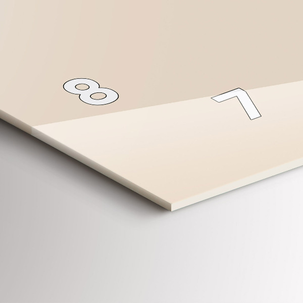 Horizontální skleněné hodiny na stěnu Hlava vlka