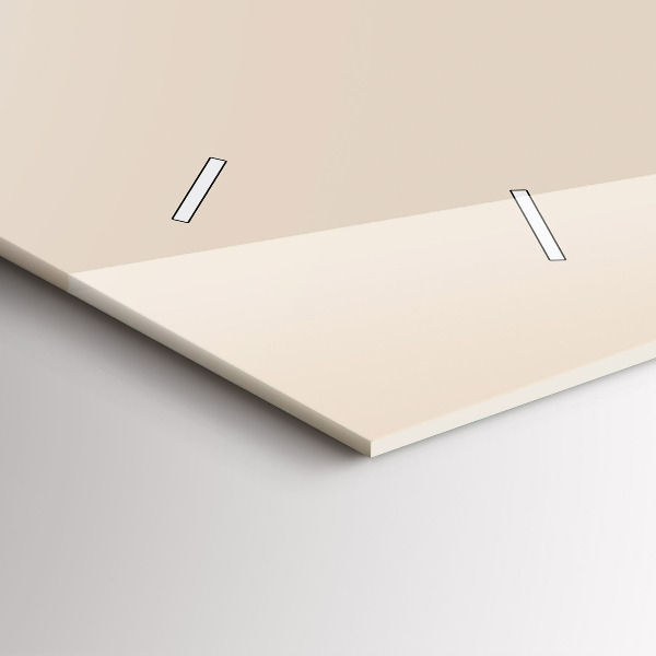 Horizontální skleněné hodiny na stěnu Hlava vlka