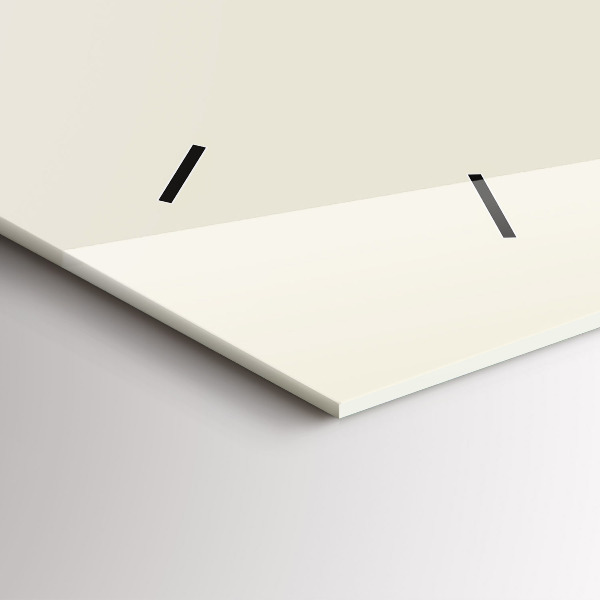 Horizontální skleněné hodiny na stěnu Jelen v košili