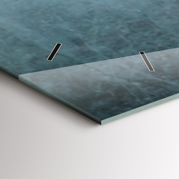 Horizontální skleněné hodiny na stěnu Šálek kávy