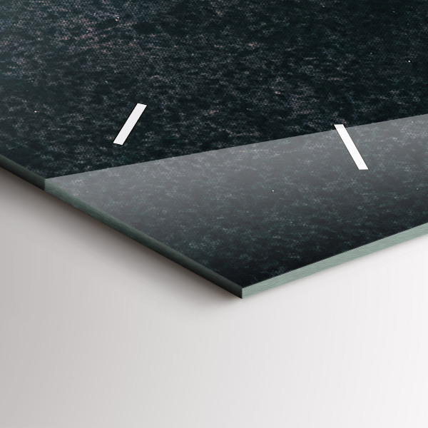 Horizontální skleněné hodiny na stěnu Zrnková káva