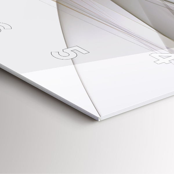 Skleněné hodiny čtvercové Jasná abstrakce