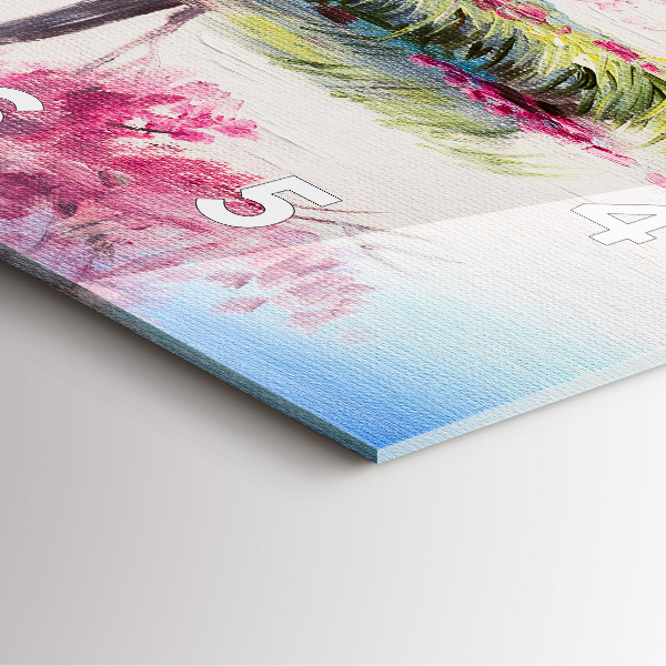 Skleněné hodiny čtvercové Mozaika stromu