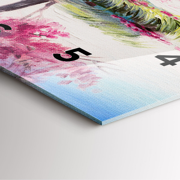 Skleněné hodiny čtvercové Mozaika stromu