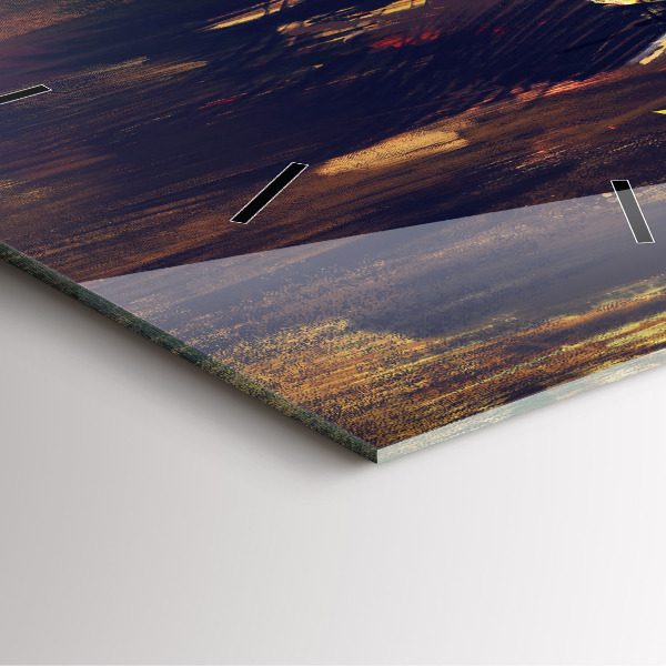 Skleněné hodiny čtvercové Impresionismus v umění Trh