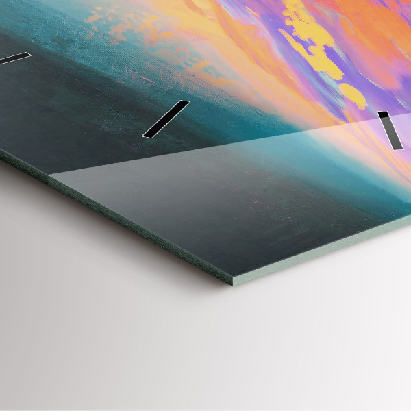 Skleněné hodiny čtvercové Platonická láska