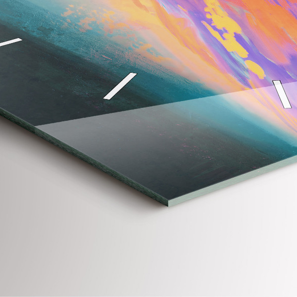 Skleněné hodiny čtvercové Platonická láska