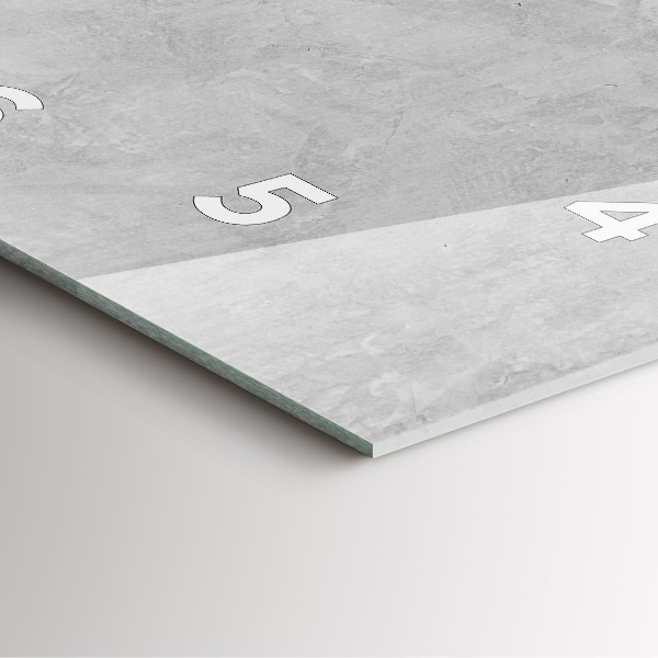 Čtvercové nástěnné hodiny Kamenná zeď