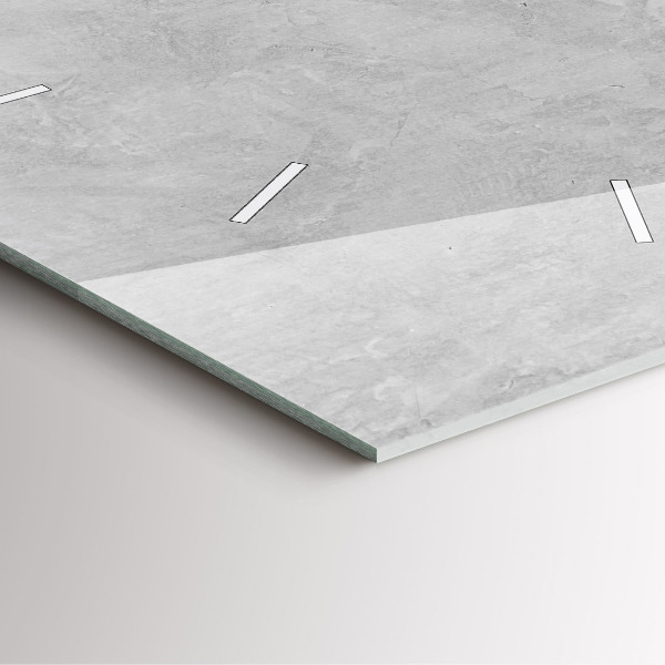 Čtvercové nástěnné hodiny Kamenná zeď