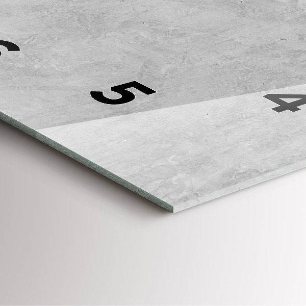 Čtvercové nástěnné hodiny Kamenná zeď