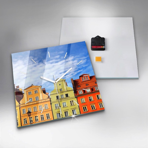 Skleněné hodiny čtvercové Vratislav - Staré město