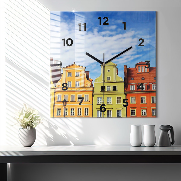 Skleněné hodiny čtvercové Vratislav - Staré město