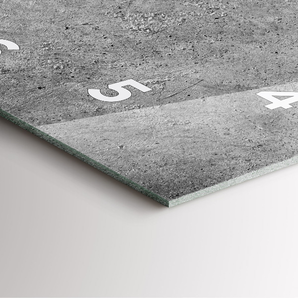 Skleněné hodiny čtvercové Průmyslová zeď