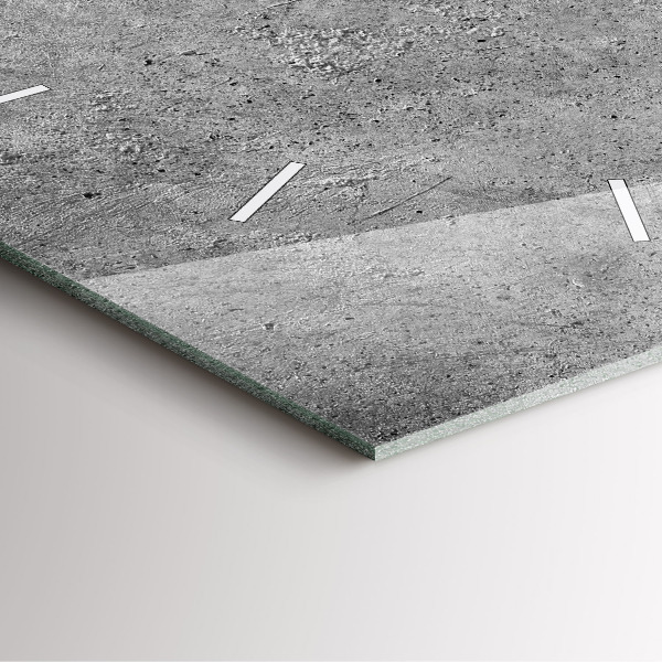 Skleněné hodiny čtvercové Průmyslová zeď