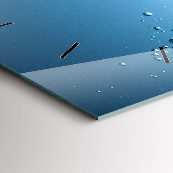 Čtvercové nástěnné hodiny Pohled pod vodu