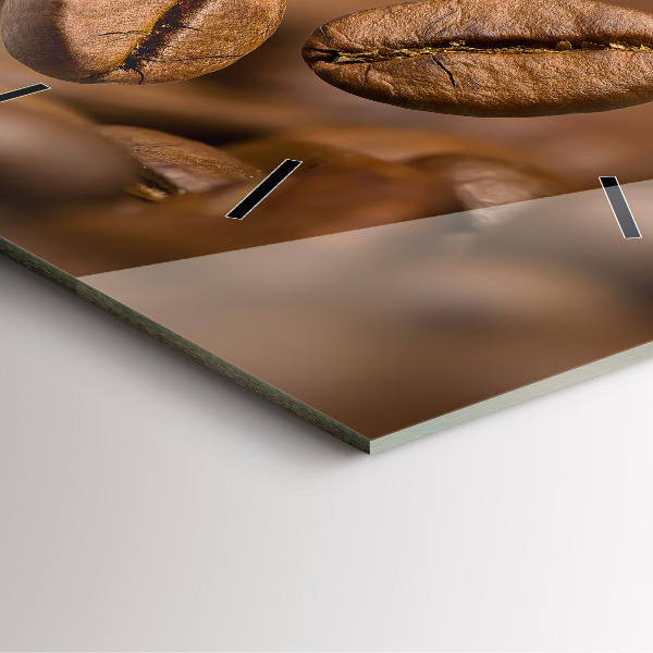 Čtvercové nástěnné hodiny Abstraktní barvy