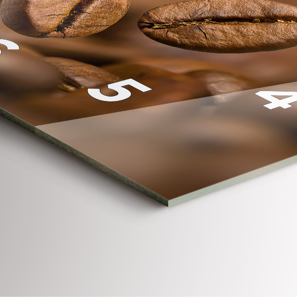 Čtvercové nástěnné hodiny Abstraktní barvy