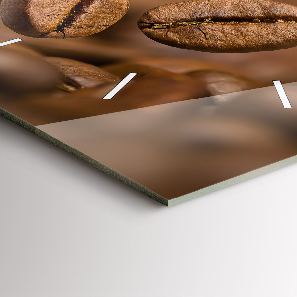 Čtvercové nástěnné hodiny Abstraktní barvy