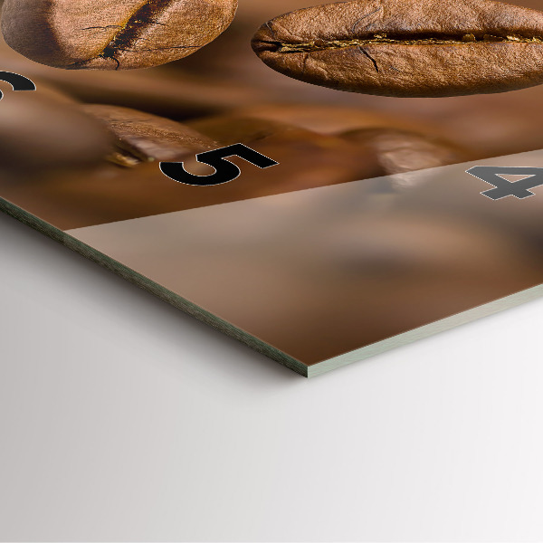 Čtvercové nástěnné hodiny Abstraktní barvy