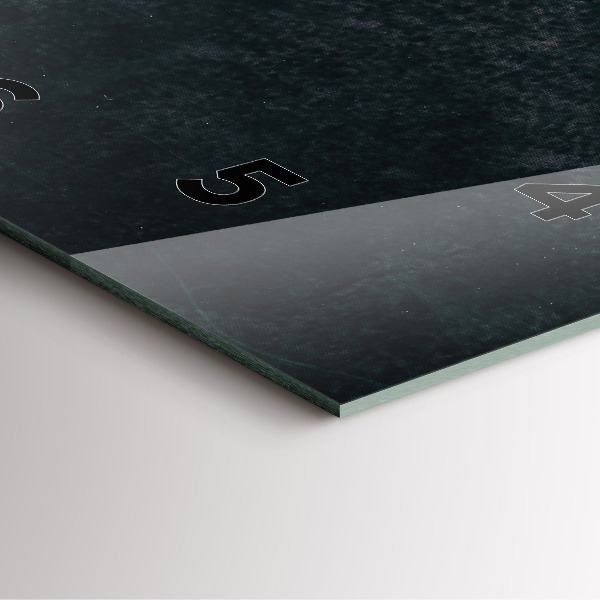 Čtvercové nástěnné hodiny Zrnková káva