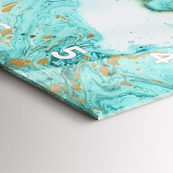 Čtvercové nástěnné hodiny Mramorová textura