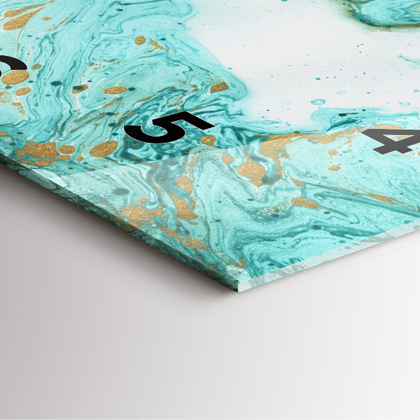 Čtvercové nástěnné hodiny Mramorová textura