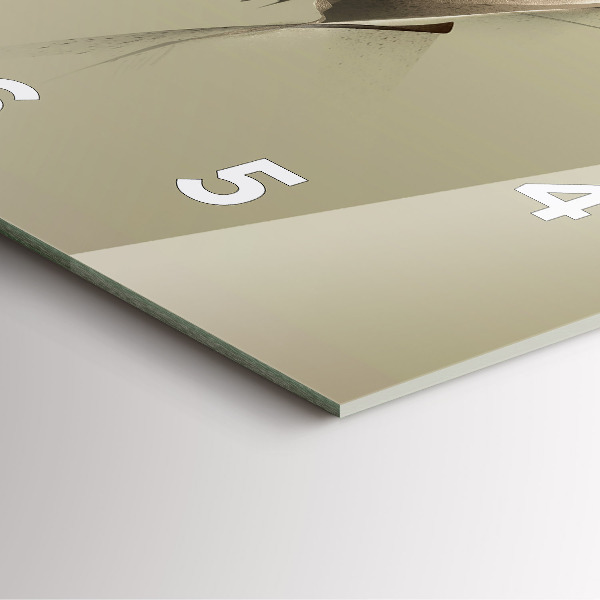 Skleněné hodiny čtvercové Grafický los